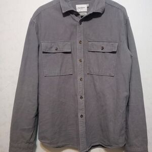 Goodfellow & Co Gray Casual Button-Down Shirt